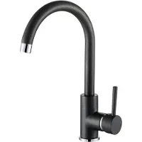 Gurari 5523-601 Messing mengkraan, keukenmengkraan, 360° draaibaar, hoge druk, modern, waterkraan