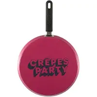 Lily cook Pannenkoekenpan - alle warmtebronnen geschikt - roze - D28 cm - Aluminium