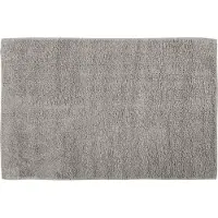 MSV Badkamerkleedje/badmat voor op de vloer - taupe - 45 x 70 cm - Badmatjes