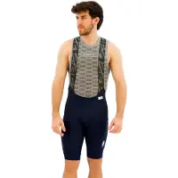 Q36.5 - Adventure Cargo Bib Shorts - Fietsbroek S, blauw