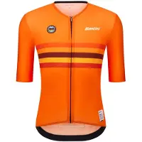 Santini Uci World Champion Netherlands 2025 Korte Mouw Wielertrui