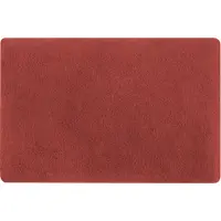 Spirella badkamer vloer kleedje/badmat tapijt - Supersoft - hoogpolig luxe uitvoering - terracotta - 50 x 80 cm - Microfiber - Anti slip - Sneldrogend