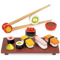 Mentari Keukentje - Sushi Set - 17X7,50X4,50Cm - Hout - 3 Jaar