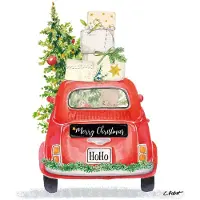 Ppd - Lunch servetten - Christmas Taxi
