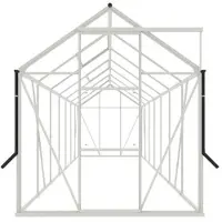 Royal well Tuinkas Kate V wit 3 mm veiligheidsglas