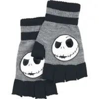 The Nightmare Before Christmas - Disney Vingerloze handschoenen - 2023-10-23 - grijs gemêleerd-zwart - Maat one size