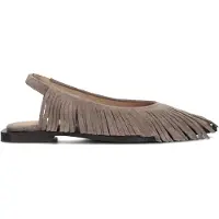 Toral Dames Hakken Paris Fringes - Camel - Maat 40
