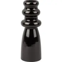 Present Time Vase Sparkle Bottle glass black