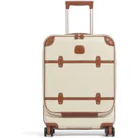 Bric's Bellagio 4 wielen Cabinewagen 55 cm met uitbreidingsplooi beige