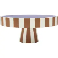 OYOY Toppu serveerschotel groot Ø27 cm Caramel-lavender