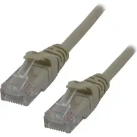MCL RJ45 CAT6 A U/UTP 5m netwerkkabel Cat6a Grijs
