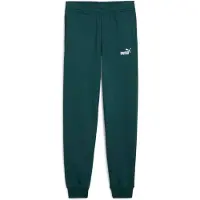 Puma Sportbroek donkergroen / wit