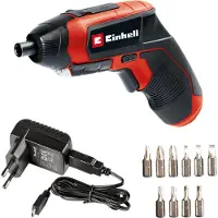 Einhell Accu Schroevendraaier TE-SD 3,6/1 Li - 3,6 V/Li-Ion - 1,5 Ah - 4,5 Nm - Magnetische bithouder - LED-verlichting - Incl. 10-delige bitset