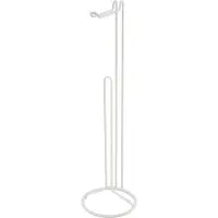 MSV Toiletrolhouder Amy - Metaal - Wit Mat