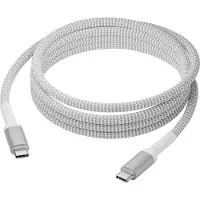 dbramante1928 re-charge - Braided oplaadkabel - USB-C naar USB-C - 100 Watt - 2,5 meter - Wit