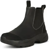 Woden Chelsea boots 'Siri' zwart
