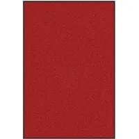 vidaXL Deurmat Rood en Zwart 120 x 180 cm 100% Polyamide