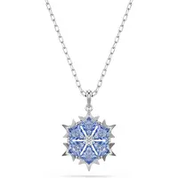 Swarovski - Dames Ketting - Blauw & Zilver