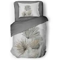 Eleganzzz Dekbedovertrek Micropercal Nature's Embrace - white 140x200/220cm