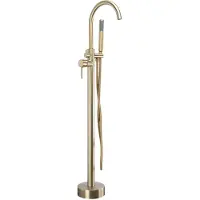 REA Lungo - Inbouw Badmengkraan - Geborsteld Goud - 26X20,5X110,5CM