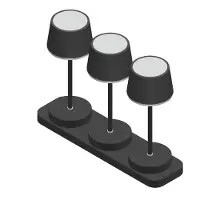 FH Lighting Buitenlamp Gardo Outdoor Zwart