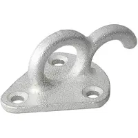 Proplus Touwhaak Metaal met Oog - 70x45mm - Aanhanger - Aanhangwagen - 5 stuks