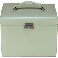 Windrose Sieraden-bewaring 'Merino' lichtgroen