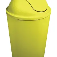 MSV - Afvalemmer met deksel - 5,5 liter inhoud - Compact en p