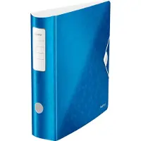 Leitz ordner Active WOW, A4, rugbreedte 82 mm, 5 stuks, blauw