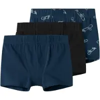 Name It Mini Onderbroek navy / antraciet / wit