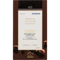 Korres Arganolie Geavanceerde Haarkleuring bruin / middenbruin 4.0 Haarkleur 1 st