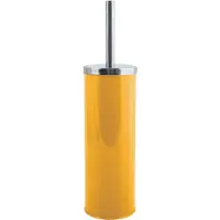 Spirella MSV Toiletborstel in houder/wc-borstel - metaal - saffraan geel - 38 cm - Toiletborstels