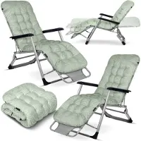 Sofotel Opvouwbare Ligbed met kussen ChillWell set van 2 stuks lichtgroen