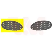 VAN WEZEL 5404592 Ventilatiegrille, bumper