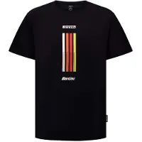 Santini Pirelli Tape T-shirt Met Korte Mouwen