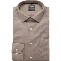 Olymp Luxor Modern Fit Overhemd noga, Micro-patroon