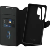 CARE by PanzerGlass Tango 2 in 1 Wallet Case geschikt voor MagSafe geschikt voor Samsung Galaxy S25 Ultra - Black