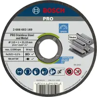 Bosch Doorslijpschijf recht Standard for Inox - Rapido 115mm - 10stuks