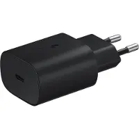 Samsung 25W USB-C snellader EP-TA800, zwarte uitvoering, ongeverpakte variant.