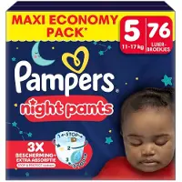 Pampers - Baby Dry Night Pants - Maat 5 - Megapack - 76 stuks - 12/17KG