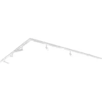 QAZQA Modern railsysteem met 5 spots wit 1-fase GU10 35mm - Iconic Jeana Luxe