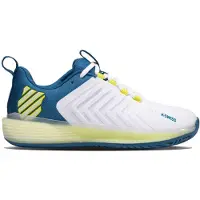 K-Swiss Tennisschoen K Swiss Men Ultrashot 3 Brilliant White Celestial Evening Primrose-Schoenmaat 44 (UK 9.5)