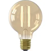 Calex E27 LED Globelamp Goud | 3.5W 250Lm 2100K | 220-240V 821 G80 | Dimbaar