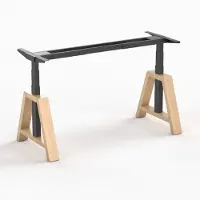Worktrainer - OakDesk Zit Sta Bureau - Hoogte 73,5 - 137,5 cm - Breedte 102 - 170 cm – Wit/Wit - Memory bediening - In Hoogte Verstelbaar Bureau Onderstel - Elektrisch Frame
