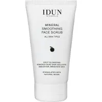 IDUN Minerals Smoothing Face Scrub - Voor een vernieuwde, diep gereinigde en helderdere huid - Zachte romige textuur - Verzacht de huid - Verwijdert