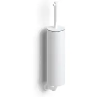 Clou Kaldur toiletborstelgarnituur, wandmodel, mat wit