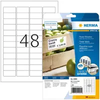 Herma Etiket Power 10902 45.7x21.2mm wit 1200stuks - 2 stuks