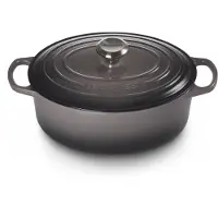 Le Creuset Braadpan Ovaal Signature 'Flint' Ø29cm / 4.7L
