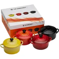 Le Creuset Stoneware 10x5 Cm Kookpan Set 4 Eenheden