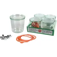 Weck 742802 POTS RONDS 4 PIÈCES 0,5 L